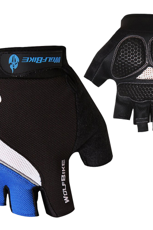 WOLFBIKE Non-Slip Gel Pad Gloves  Sportswear Bike Bicycle Cycling